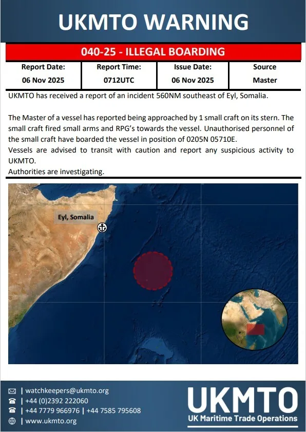 Pirates Attack Tanker off Somalia, Renewing Fears of Resurgent Indian Ocean Piracy